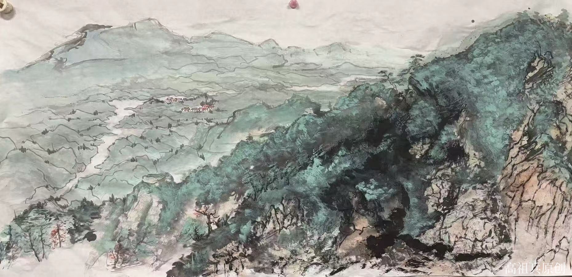 国画 山水画 高祖兵