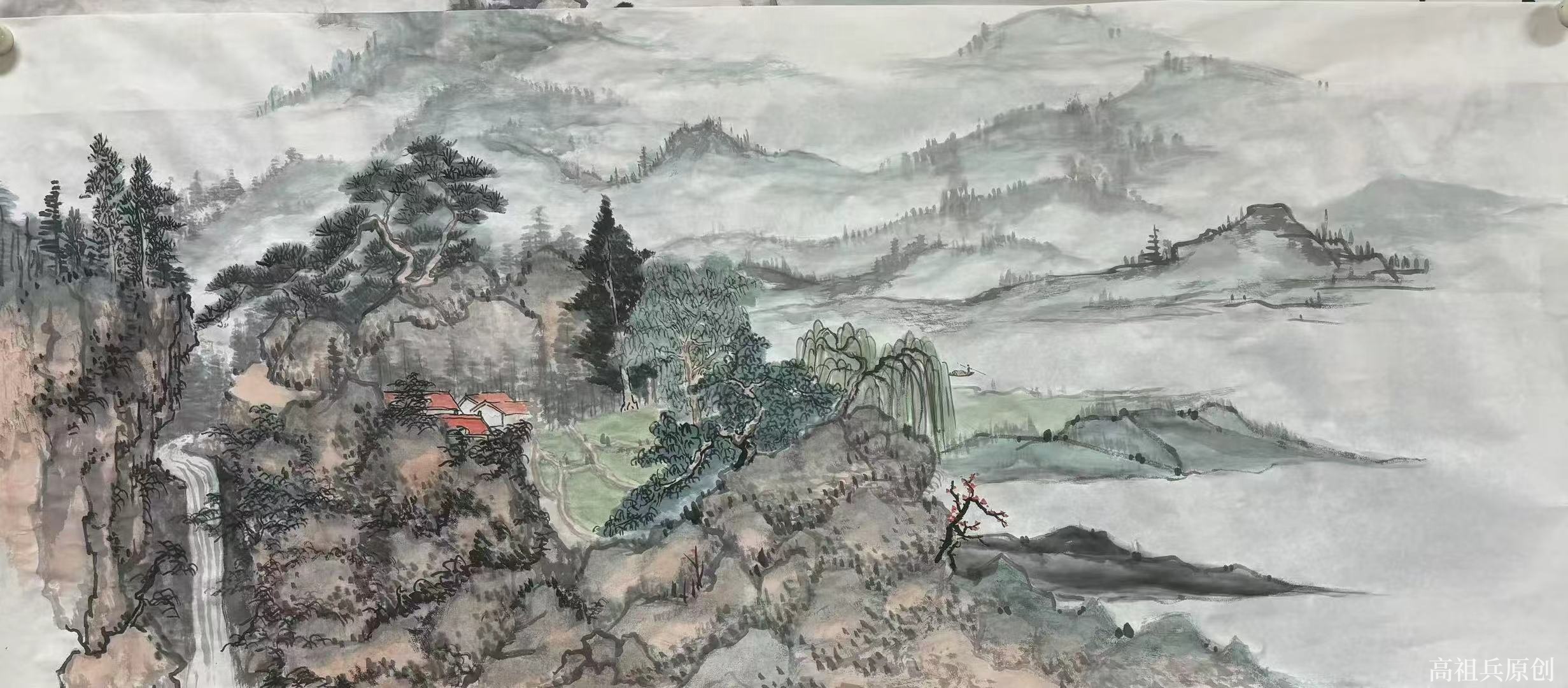 国画 山水画 高祖兵